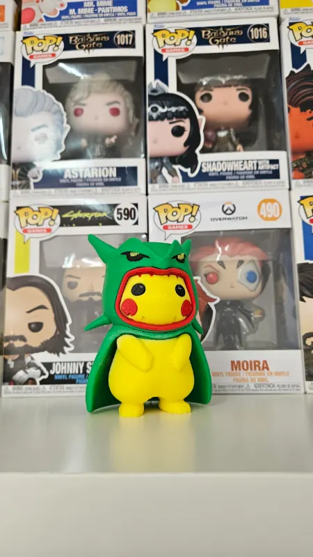 בובת אספנות פיקצ'ו רייקואזה Ponch Pichaku Rayquaza